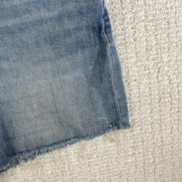 Calvin Klein Summer Jean Shorts Womens Size 25 Light Blue Distressed Cut Off - Picture 4 of 14